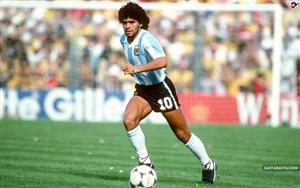 Diego Maradona - a Legendary Argentine professional football player